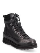 Slfriver Hiking Mix Boot B Shoes Boots Ankle Boots Laced Boots Black Selected Femme
