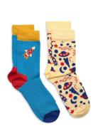 2-Pack Kids Into Space Sock Sokker Strømper Multi/patterned Happy Socks