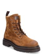 Ramzee Mid Boot Snørestøvler Brown GANT