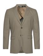 Slhslim-Neil Blz B Suits & Blazers Blazers Single Breasted Blazers Khaki Green Selected Homme