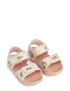 Blumer Printed Sandals Shoes Summer Shoes Sandals Coral Liewood
