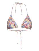 Oline Bel Frill Bikini Top Swimwear Bikinis Bikini Tops Triangle Bikinitops Multi/patterned Becksöndergaard