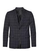 Terry Xo Blazer Suits & Blazers Blazers Single Breasted Blazers Grey Clean Cut Copenhagen