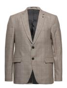 Storm Xo Blazer Suits & Blazers Blazers Single Breasted Blazers Beige Clean Cut Copenhagen