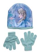 Set Cap + Glooves Accessories Winter Accessory Set Blue Frost