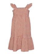 Pkmardy Dress Dresses & Skirts Dresses Casual Dresses Sleeveless Casual Dresses Red Little Pieces