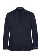 Polo Soft Modern Double-Knit Suit Jacket Suits & Blazers Blazers Single Breasted Blazers Navy Polo Ralph Lauren