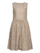 Dress Thelma Dresses & Skirts Dresses Casual Dresses Sleeveless Casual Dresses Multi/patterned Wheat