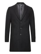 Jjemorrison Wool Coat Sn Uldfrakke Frakke Black Jack & J S