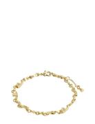 Hallie Organic Shaped Crystal Bracelet Accessories Jewellery Bracelets Chain Bracelets Gold Pilgrim