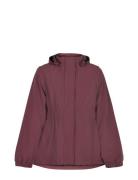 Little Rigmor Spring- & Rain Jacket Outerwear Rainwear Jackets Burgundy By Lindgren