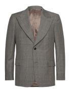 D2. Glen Check Suit Blazer Suits & Blazers Blazers Single Breasted Blazers Grey GANT