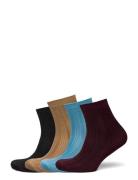 Glitter Drake Mix Sock 4 Pack Lingerie Socks Regular Socks Blue Becksöndergaard