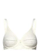 Halo Lace Moulded Underwire Bra Lingerie Bras & Tops Full Cup Bras White Wacoal