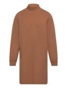Vmkenya Ls Flat Long Knit D2 Dresses & Skirts Dresses Casual Dresses Long-sleeved Casual Dresses Brown Vero Moda Girl