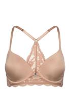 Bra Lilja Iris Front Closure Lingerie Bras & Tops Full Cup Bras Beige Lindex