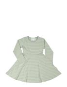 Flared Dress L.s Classic Dresses & Skirts Dresses Casual Dresses Long-sleeved Casual Dresses Green Geggamoja