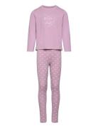 Nmfrisanne Night Set Pyjamassæt Pink Name It