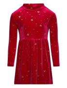 Nmfrifly Ls Vel Dress Dresses & Skirts Dresses Casual Dresses Long-sleeved Casual Dresses Red Name It