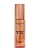 Revolution Pro Goddess Glow Illuminator Ambient Bronze Bronzer Solpudder Gold Revolution PRO