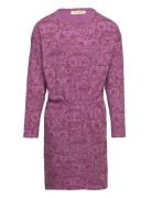 Sgvigdis Owl L_S Dress Dresses & Skirts Dresses Casual Dresses Long-sleeved Casual Dresses Purple Soft Gallery