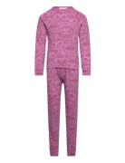 Sgsally Owl Nightset Pyjamassæt Purple Soft Gallery