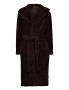 Belted Fleece Wrap Coat Outerwear Coats Winter Coats Brown Lauren Ralph Lauren