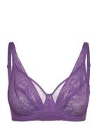 Naya Covering Underwired Bra Lingerie Bras & Tops Full Cup Bras Purple CHANTELLE