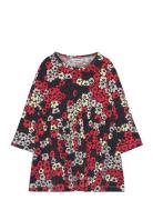 Kukkakoru Pikkuinen Unikko I Dresses & Skirts Dresses Casual Dresses Long-sleeved Casual Dresses Black Marimekko