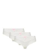 3- Packvalencia Brasilian Lingerie Panties Brazilian Panties White Hunkemöller