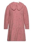 Dress Ls Aop W. Lining Dresses & Skirts Dresses Casual Dresses Long-sleeved Casual Dresses Pink Minymo