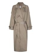 Walentin Coat Trenchcoat Frakke Beige Second Female