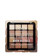 Ultimate Shadow Palette 16-Pan Warm Neutrals Øjenskyggepalet Makeup Multi/patterned NYX Professional Makeup