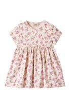 Jersey Dress S/S Nova Dresses & Skirts Dresses Casual Dresses Short-sleeved Casual Dresses Multi/patterned Wheat