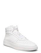 Legacy Mid - White Leather High-top Sneakers White Garment Project