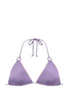 Tema Triangle Swimwear Bikinis Bikini Tops Triangle Bikinitops Purple Dorina