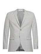 Jprsolaris Check Blazer Sn Suits & Blazers Blazers Single Breasted Blazers Grey Jack & J S