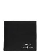 Leather Billfold Wallet Accessories Wallets Classic Wallets Black Polo Ralph Lauren
