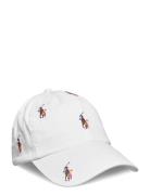 Allover Pony Twill Ball Cap Accessories Headwear Caps White Polo Ralph Lauren