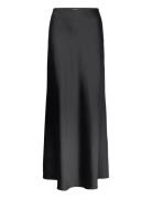 Slflena Hw Ankle Skirt Ex Lang Nederdel Black Selected Femme