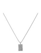 Bond Crystal Necklace Accessories Jewellery Necklaces Chain Necklaces Silver By Jolima