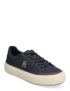 Vulc Sneaker Linnen Low-top Sneakers Blue Tommy Hilfiger