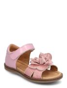 Bisgaard Agnes C Shoes Summer Shoes Sandals Pink Bisgaard