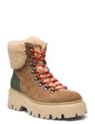 Sheepskin High Logger Camoscio - Mont Shoes Boots Ankle Boots Laced Boots Brown WOOLRICH