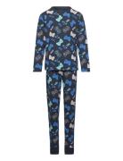 Nkmnightset Dark Sapphire Gamer Noos Pyjamassæt Navy Name It