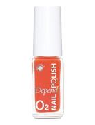 Minilack Oxygen Färg A734 Neglelak Makeup Orange Depend Cosmetic
