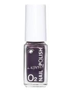 Minilack Oxygen Färg A709 Neglelak Makeup Black Depend Cosmetic