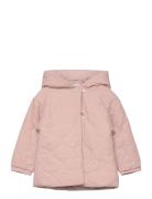Quilted Jacket Outerwear Jackets & Coats Quilted Jackets Pink Mango