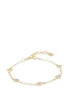 Brooklyn Heart Chain Brace Accessories Jewellery Bracelets Chain Bracelets Gold SNÖ Of Sweden