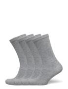 4-Pack Women Bamboo Basic Socks Lingerie Socks Regular Socks Grey URBAN QUEST